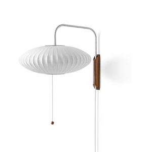 HAY Nelson Sauces Wandlamp Klein Wit M. Snoer