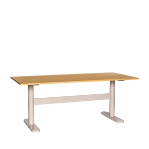 Hübsch Tona Eettafel L190 Naturel/ Grijs