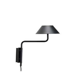 Hübsch Cover Wandlamp Zwart