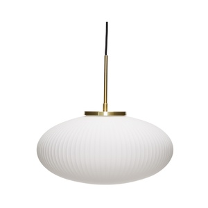 Hübsch Serene Hanglamp Ellips Wit