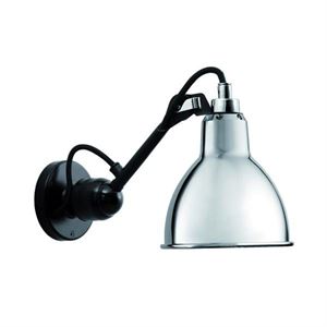 Lampe Gras N304 Wandlamp Met Zwart & Chroom Hardwired
