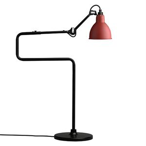 Lampe Gras N317 Tafellamp Mat Zwart & Mat Rood