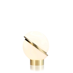 Lee Broom Mini Crescent Tafellamp Opaal/Messing