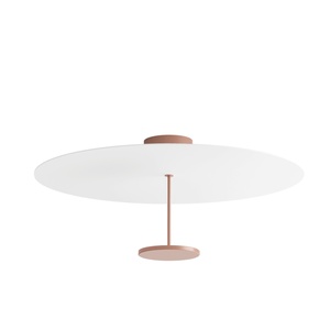 Linea Light Stilo_S Plafondlamp Ø74 Beige Rood