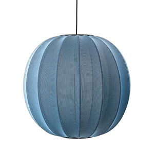 Made By Hand Knit-Wit Ronde Hanglamp Blauwe Steen Ø60