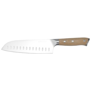 Mareld Europees Santoku Mes 18 cm Licht Hout