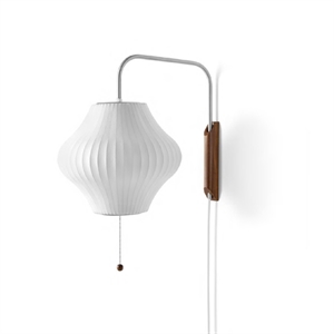 HAY Nelson Pear Wandlamp Klein wit M. Snoer