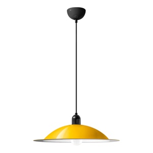 Stilnovo Lampiatta Hanglamp Groot Wit/ Geel