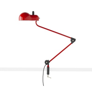 Stilnovo Topo Morsetto Tafellamp Rood
