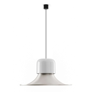 Stilnovo Campana Hanglamp Glanzend Grijs/ Aluminium