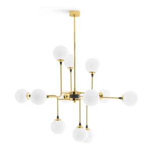 Stilnovo Galassia Hanglamp 12 Goud/ Wit