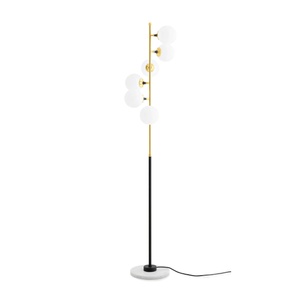 Stilnovo Galassia Vloerlamp Goud/ Wit