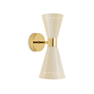 Stilnovo Megafono Wandlamp 2 Goud/Ivoor