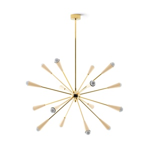 Stilnovo Spoetnik Hanglamp 16 goud/ivoor