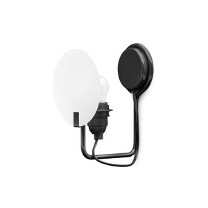 Stilnovo Bugia Wandlamp 1 Glanzend Zwart