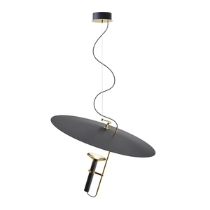 Stilnovo Luna Hanglamp Wit/ Zwart