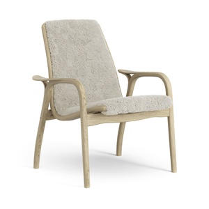 Swedese Laminaat Fauteuil Eikenfineer/Moonlight/Schapenvacht