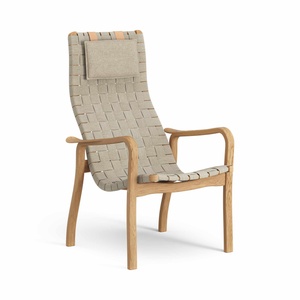 Swedese Primo Fauteuil Hoog Geoliede Eiken/Natuurlijk
