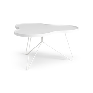 Swedese Flower Mono Salontafel 90x84 Wit
