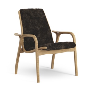 Swedese Laminaat Fauteuil Geolied Eiken/Espresso/Schapenvacht
