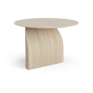 Swedese Savoa salontafel Ø64 Wit eiken