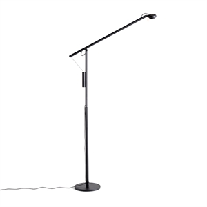 HAY Fifty-Fifty Vloerlamp Zwart