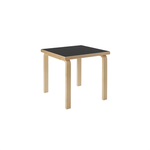 Artek Aalto 80C Vierkante Eettafel Zwart