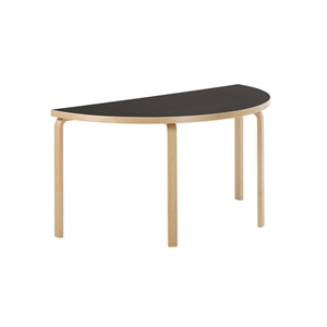 artek Aalto 96 Halfronde Eettafel Zwart