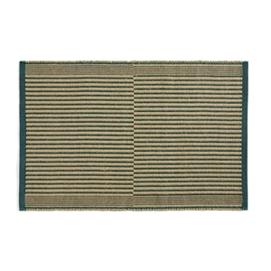 HAY Tapis Mat 60x95 Zwart/ Groen