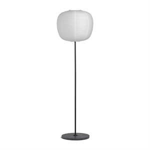 HAY Common Peach Vloerlamp Zwart & Zwart Terrazzo