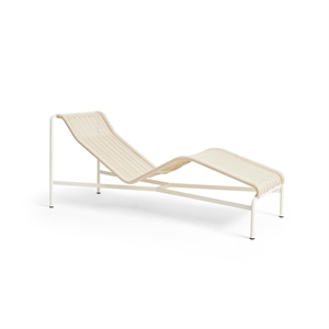 HAY Palissade Cord Chaise Logue Crèmewit