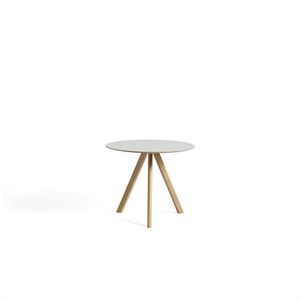 HAY CPH20 Eettafel Ø90 Eiken/ Gebroken Wit