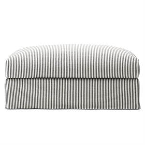 Decotique Le Grand Air Voetenbank Voor Bank Ash Stripe/Linnen