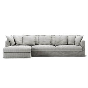 Decotique Le Grand Air 3-zitsbank Rechtshandig Ash Stripe/Linnen
