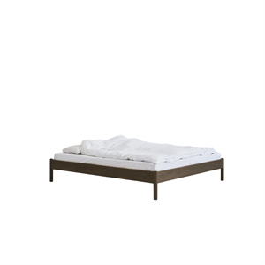 RYE Alken Bedframe Zonder Hoofdbord 200x200 Gerookt Eiken