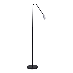 Antidark Decor Vloerlamp F1 Zwart/ Aluminium