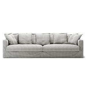 Decotique Le Grand Air XL 4-zitsbank Ash Stripe/Linnen