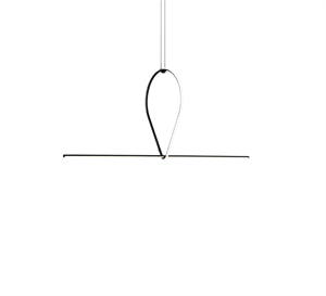 Flos Arrangements Drop Down & Line Hanglamp Zwart/ Wit