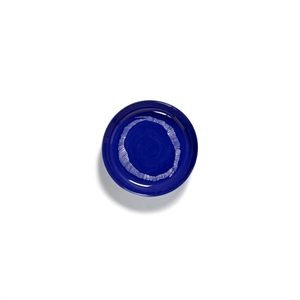 Serax Feast Diep Bord Wit/ Donker Blauw Strepen