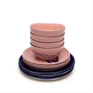 Serax Feast Starter Set, Set van 12 , Roze/ Blauw