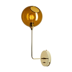 Design by Us Ballroom Wandlamp Lang Amber