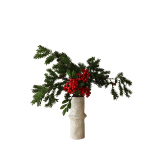 Botané Winter Granaatboeket Rood
