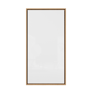 Chat Board Dynamisch Flex Wandframe voor Schoolbord 100x200 Mat Eikenhout