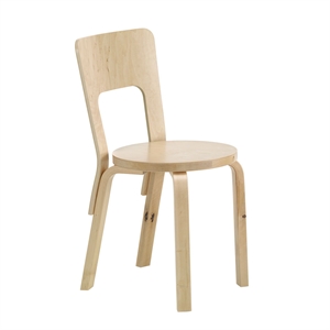 artek 66 Eetkamerstoel Wild Birch