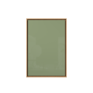 Chat Board Dynamisch Flex Wandframe voor Schoolbord 100x150 Mat Eikenhout