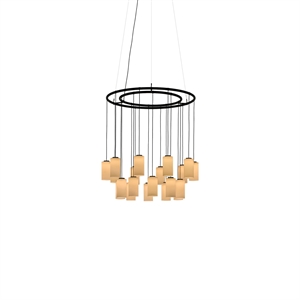 Santa & Cole Cirio Kroonluchter S Hanglamp Wit Opaal/Glas