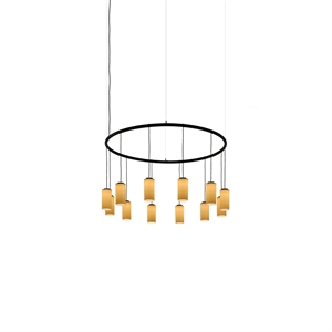 Santa & Cole Cirio ronde Hanglamp S, Wit/porselein