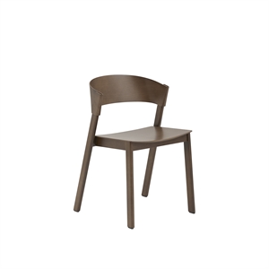 Muuto Cover Eettafel Chair m. Wood Lampenvoet Dark Bruin