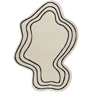 Decotique Curve Tapijt 250x350 Gebroken Wit