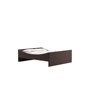 Rye Sleep gebogen bedframe 140x210 donkerbruin